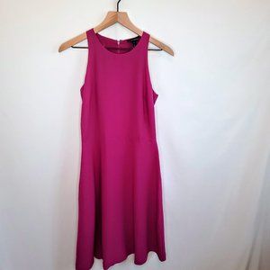Banana Republic Racerback, Fit & Flare Dress; Magenta; 6T
